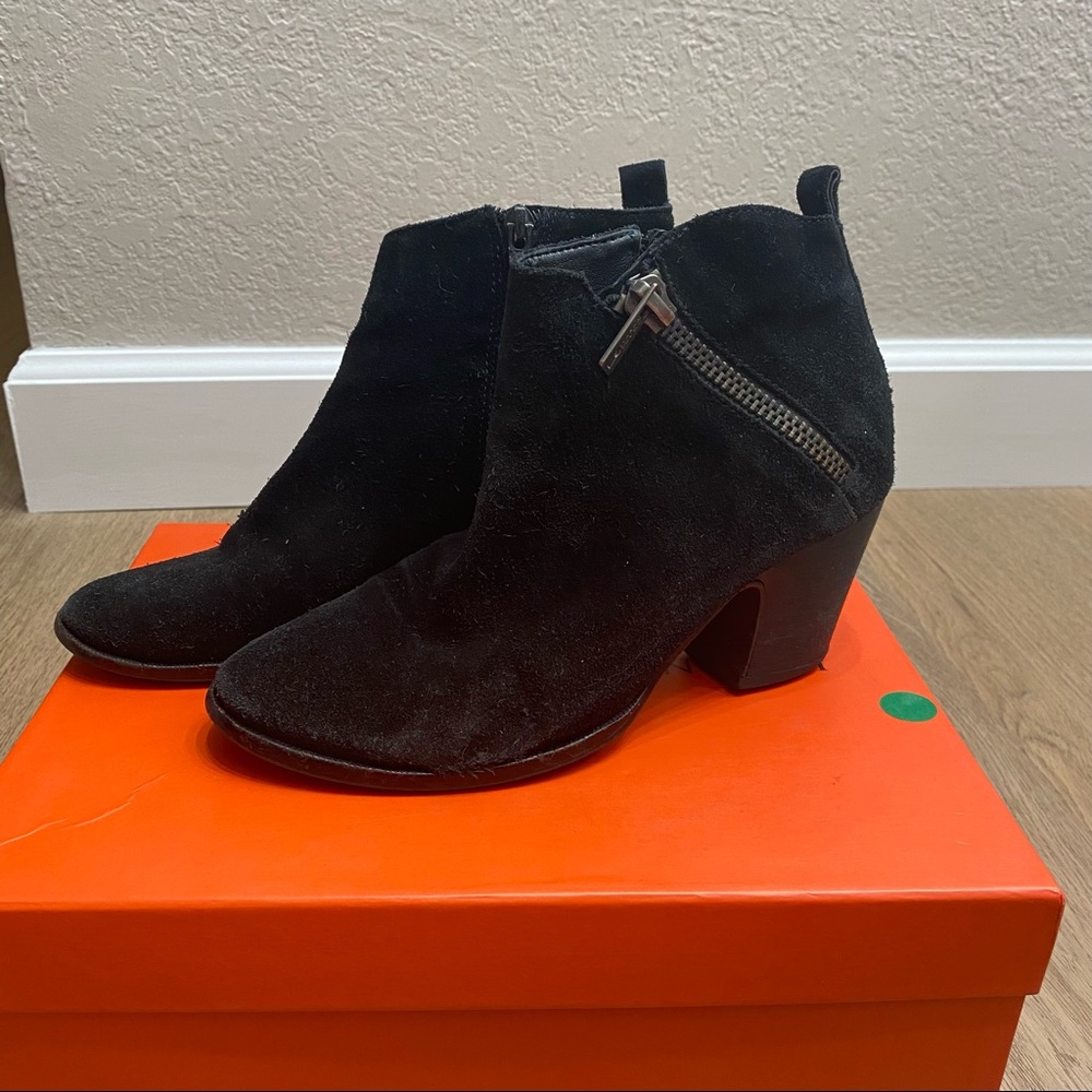 Suede booties